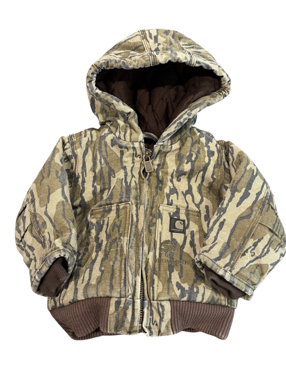 Carhartt Bottomland Camo coat baby boy 6 month jacket